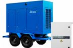 ТСС ЭД-400-Т400-2РПМ17 в погодозащитном кожухе на прицепе с АВР